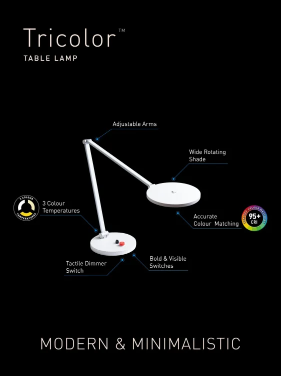 (image for) Tricolor Table Lamp