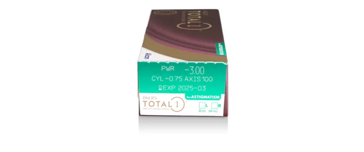 Modal Additional Images for Dailies Total 1 for Astigmatism 30 pack