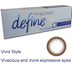 1 Day Acuvue DEFINE VIVID STYLE 30 pack