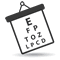 eye letter chart icon