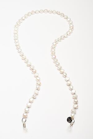 Coti White Pearl Glasses Chain